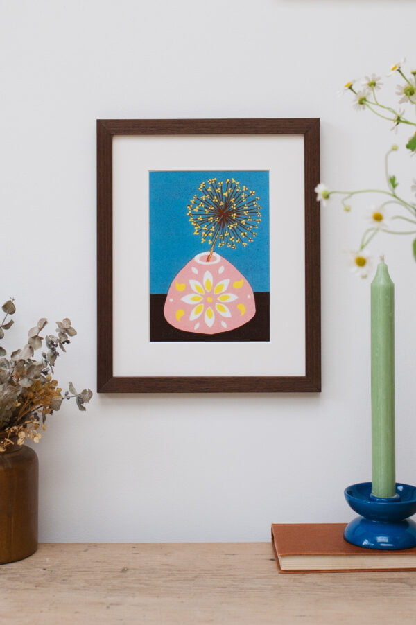 Seed head wall art