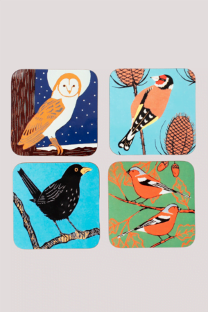 Set of bird coasters