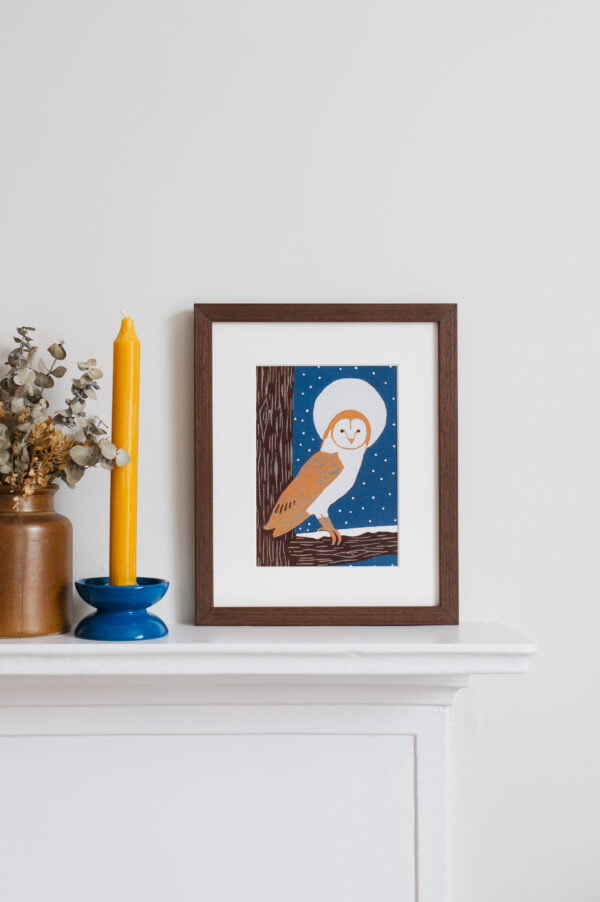 Owl art print