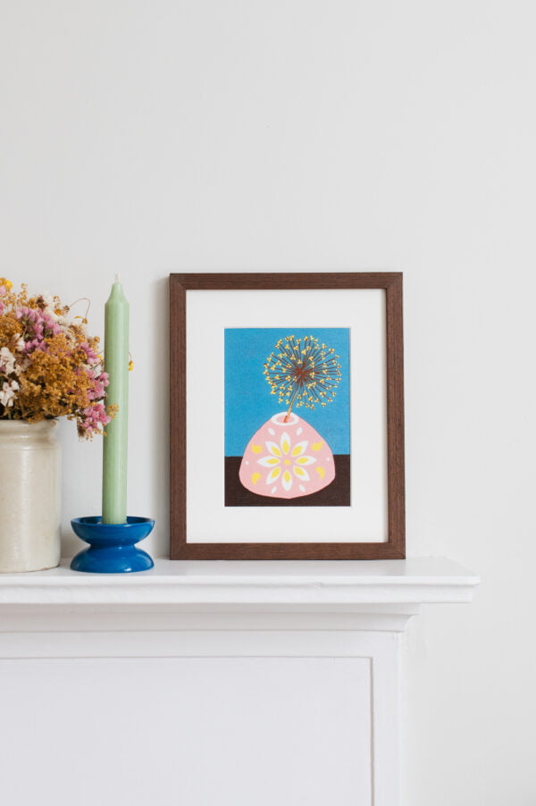 Allium art print