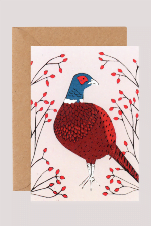 Pheasant card