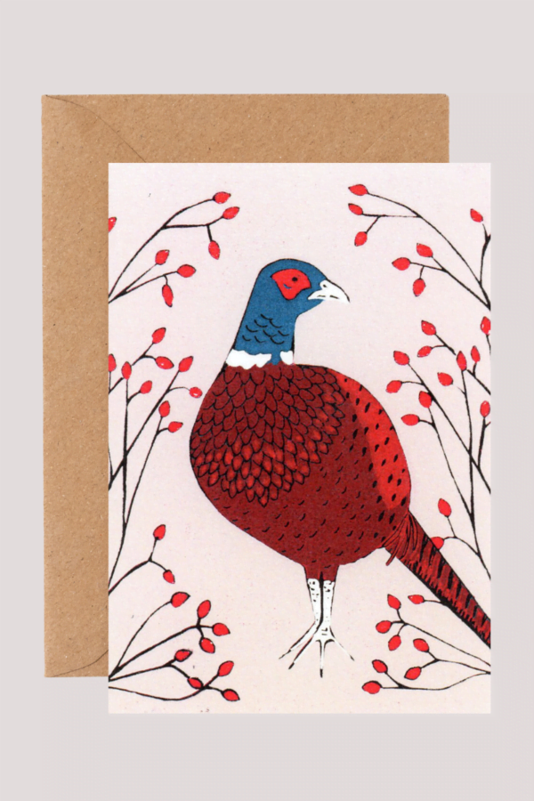 Pheasant card