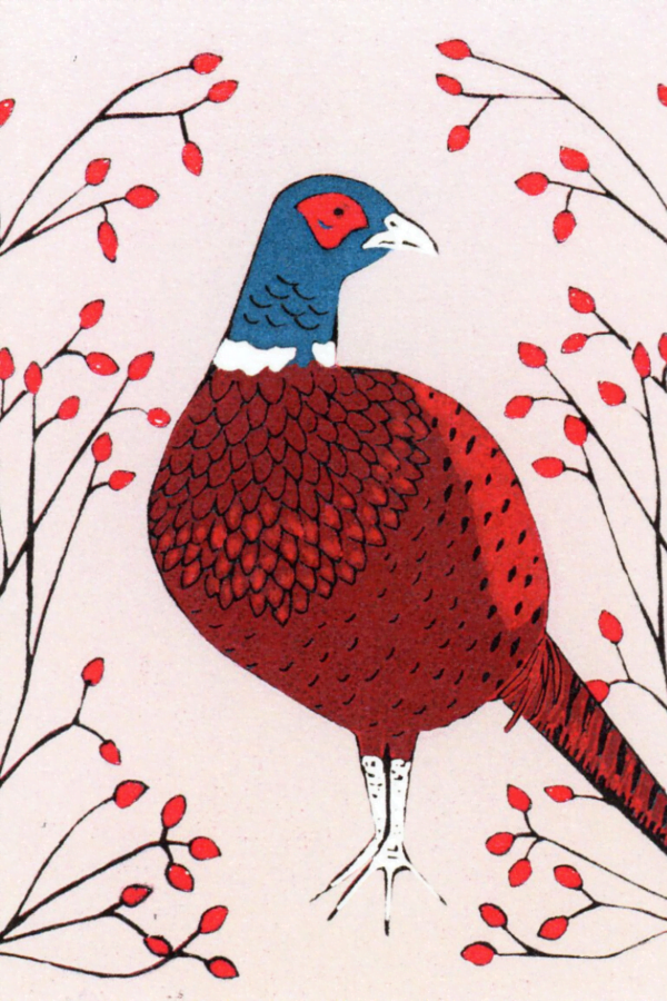 Pheasant card