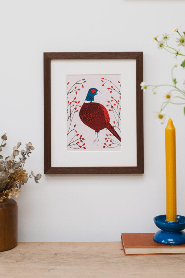 Pheasant wall art