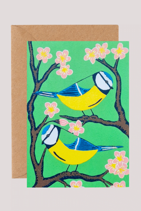 Blue tit card